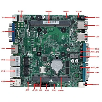 2COM 인터페이스 보드 HDMI 4KNano ITX 보드 6USBNano ITX 보드